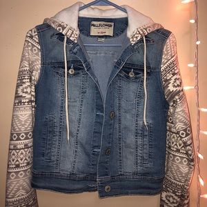 Cropped Blue Jean Jacket
